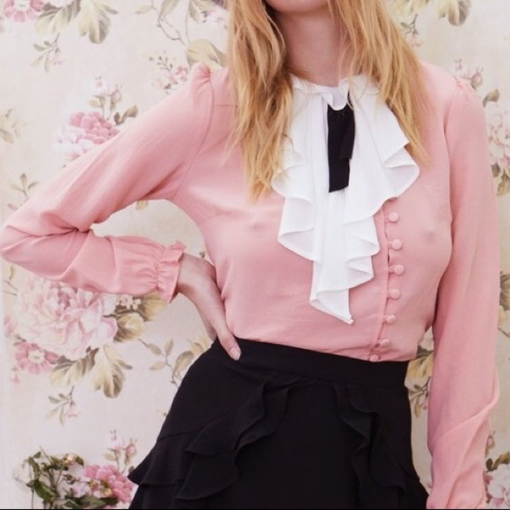 For Love and Lemons Mockingbird Secretary Blouse
